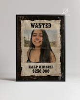Wanted Poster Tablosu