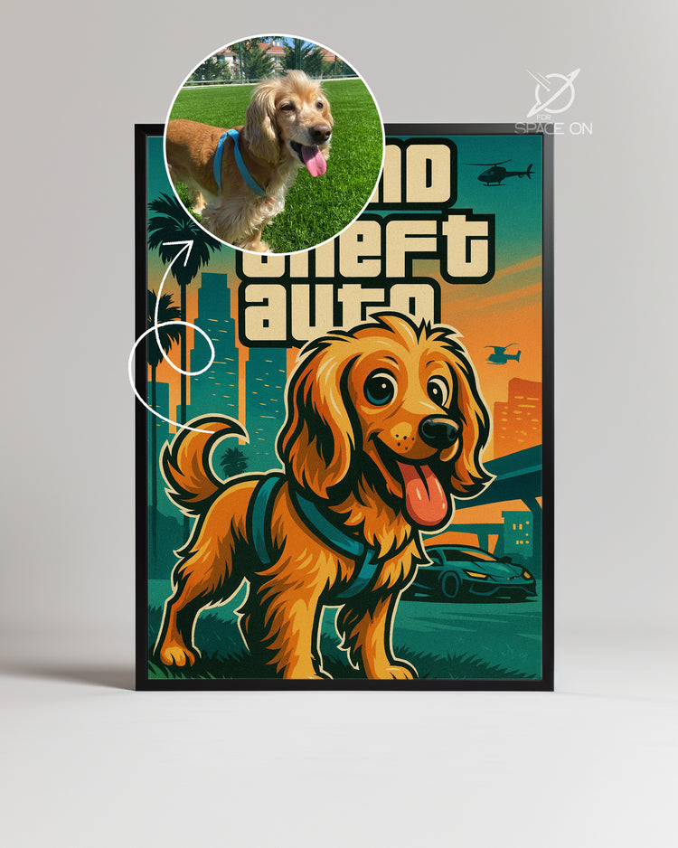 GTA Sokak Pati Poster Tablosu