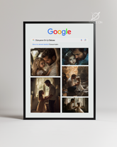 Babalara Özel Google Poster Tablosu