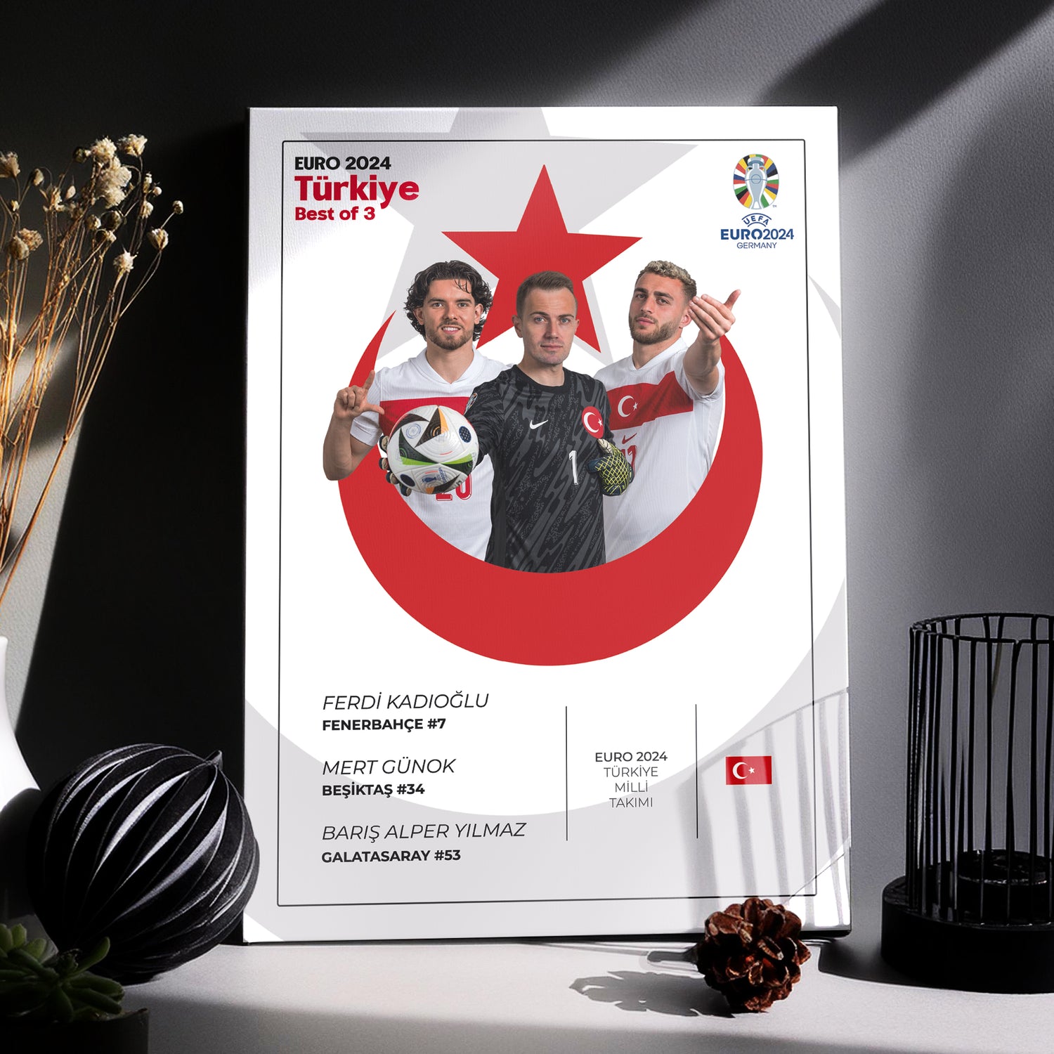 EURO 2024 MEMORY - BEST OF 3 POSTER PAINTING