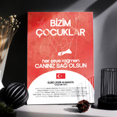 EURO 2024 HATIRASI - CANINIZ SAĞ OLSUN POSTER TABLOSU