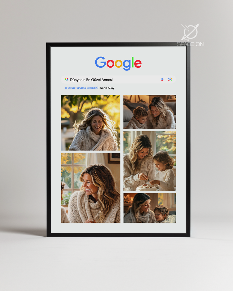 Annelere Özel Google Poster Tablosu