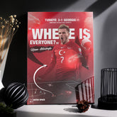 EURO 2024 HATIRASI - KEREM AKTÜRKOĞLU POSTER TABLOSU