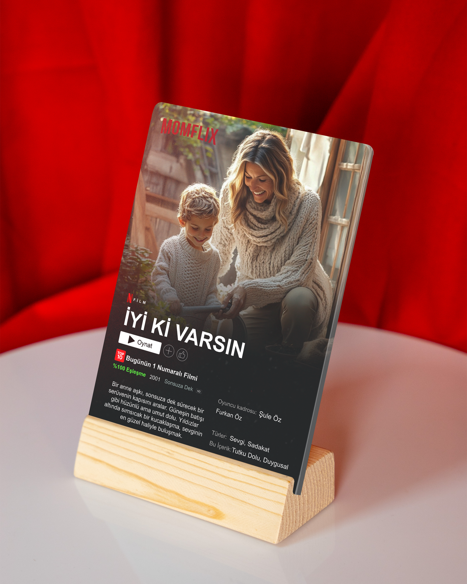 Anneler Günü Özel Netflix Pleksi Konsept Kutu