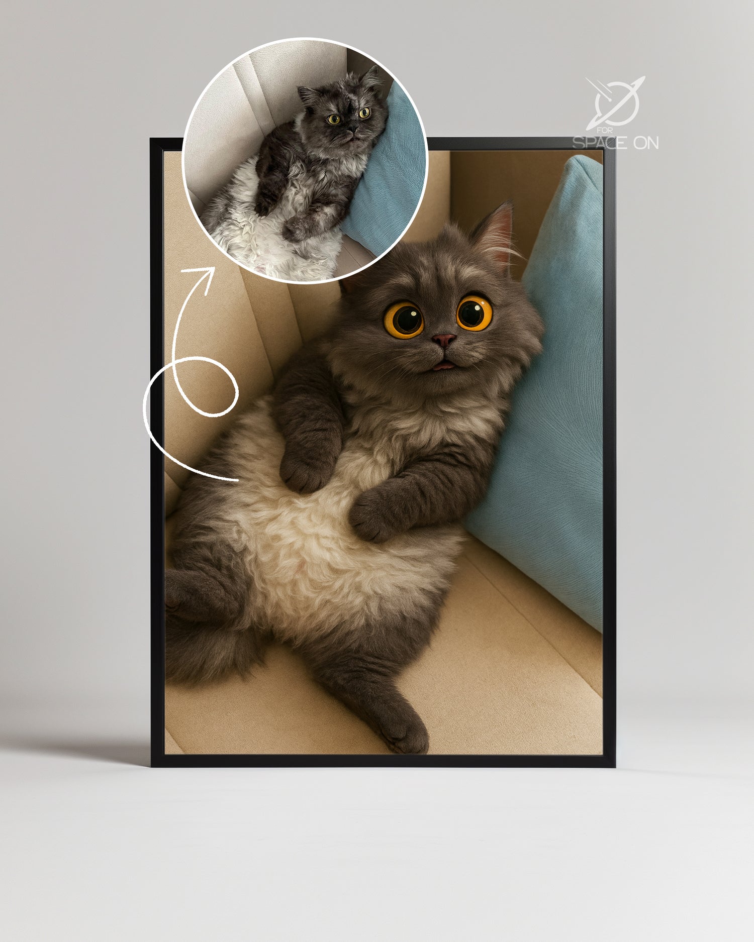 Animasyon Stüdyo Portresi Poster Tablosu