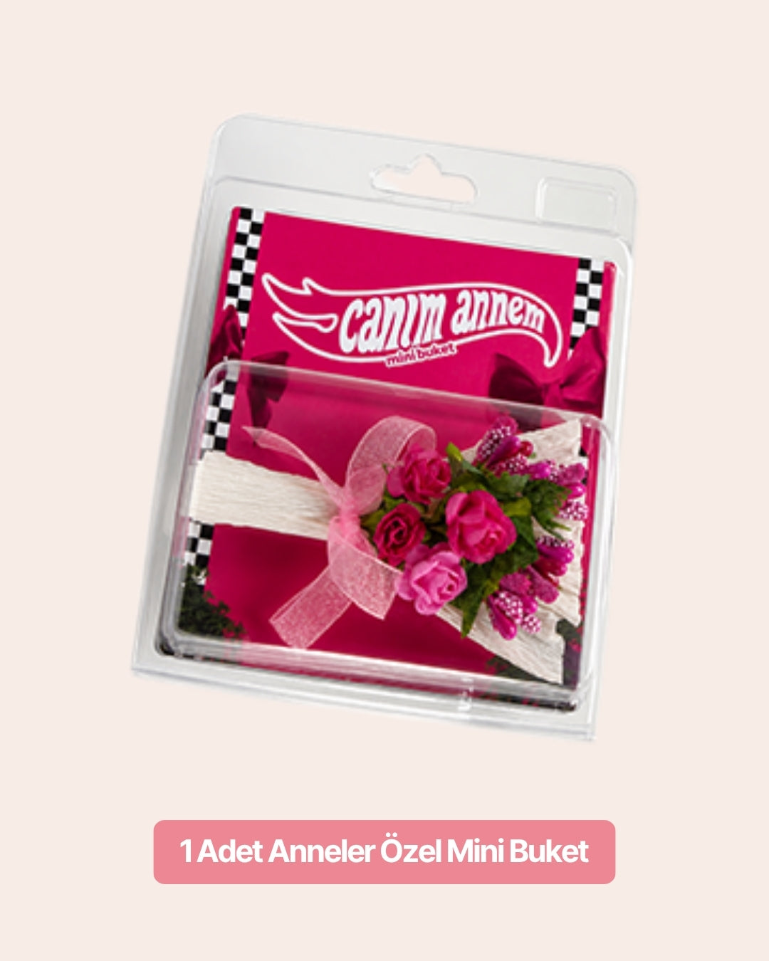 Annelere Özel Mini Buket (Pembe)