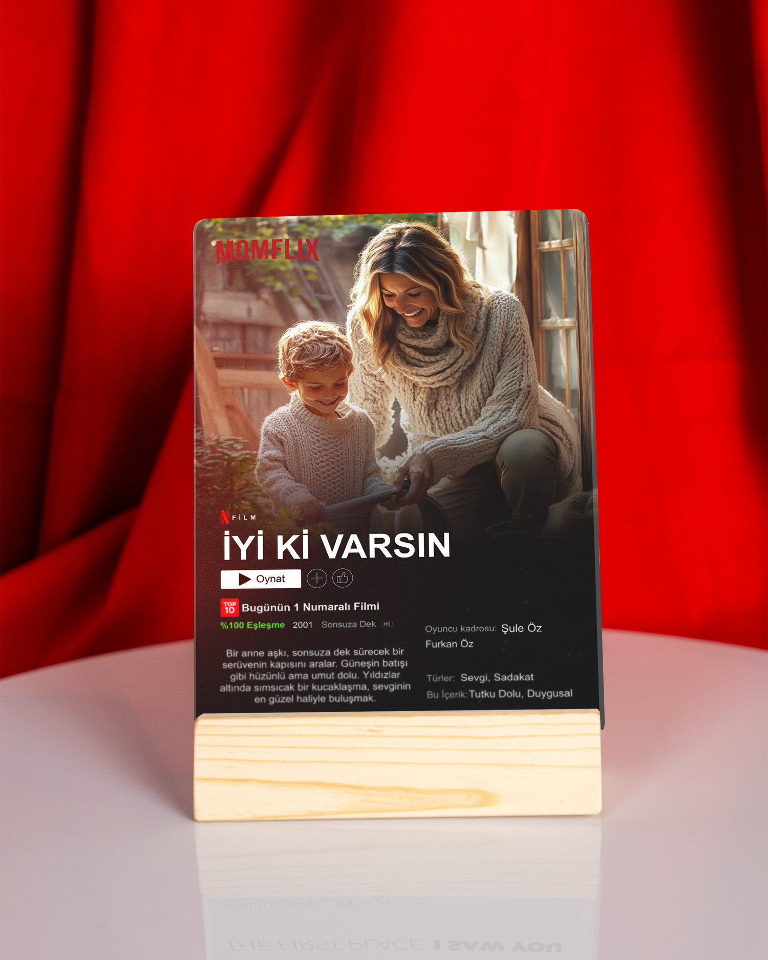 Anneler Günü Özel Netflix Pleksi Konsept Kutu