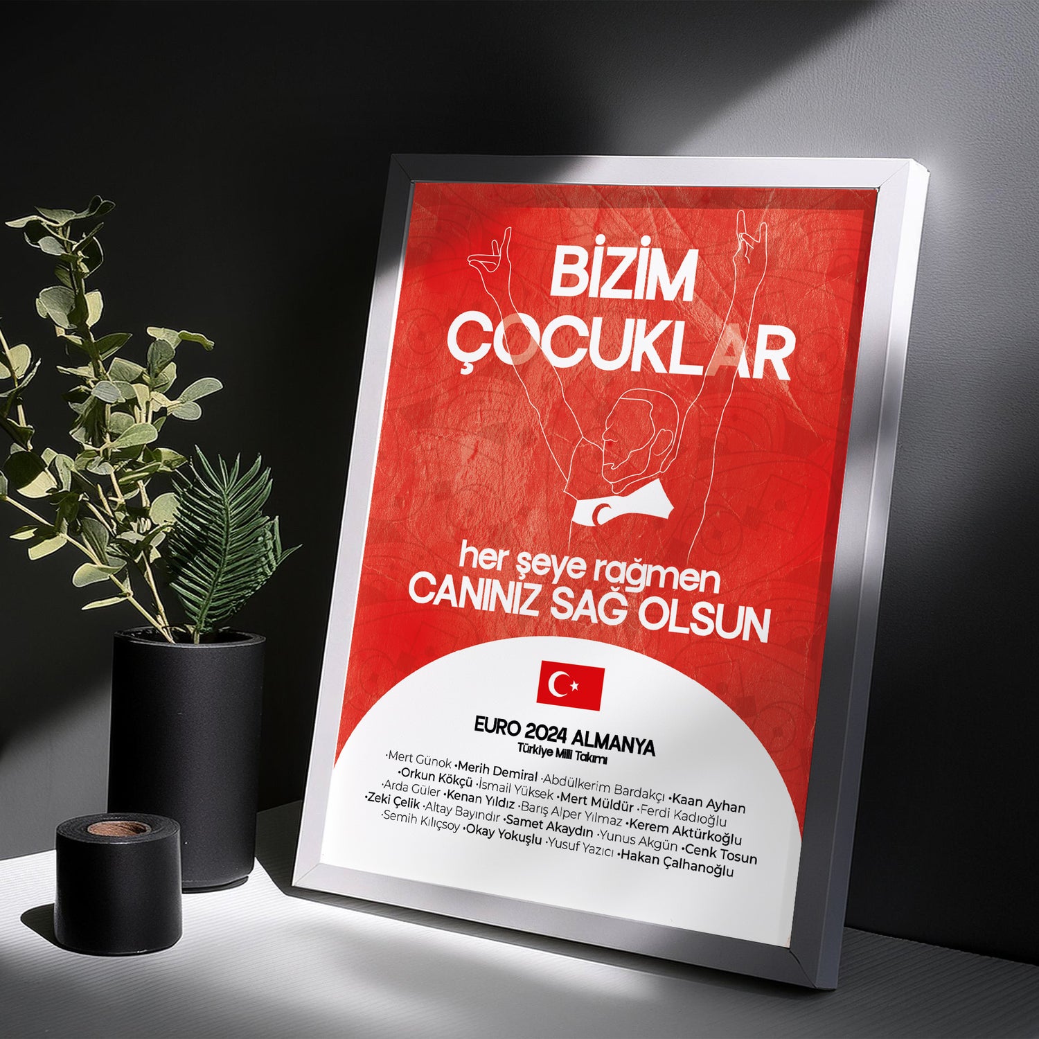 MEMORY OF EURO 2024 - GOOD LUCK POSTER PAINTING