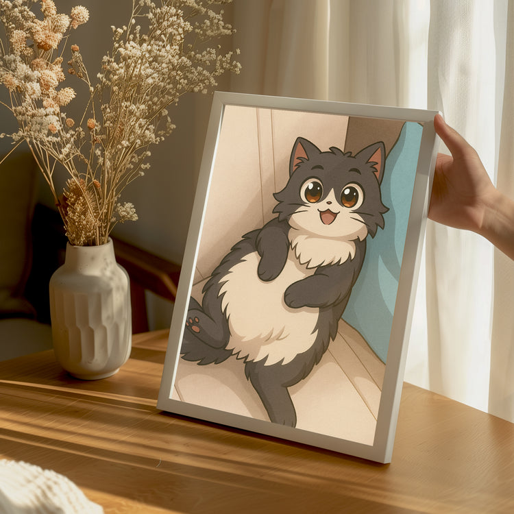 Anime Pati Portresi Poster Tablosu