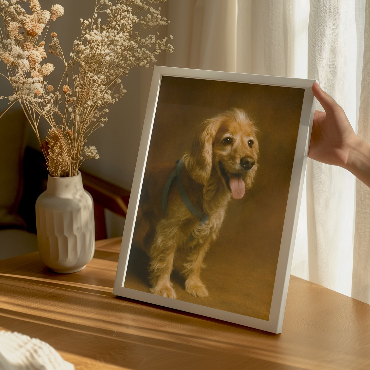 Vintage Dost Portresi Poster Tablosu