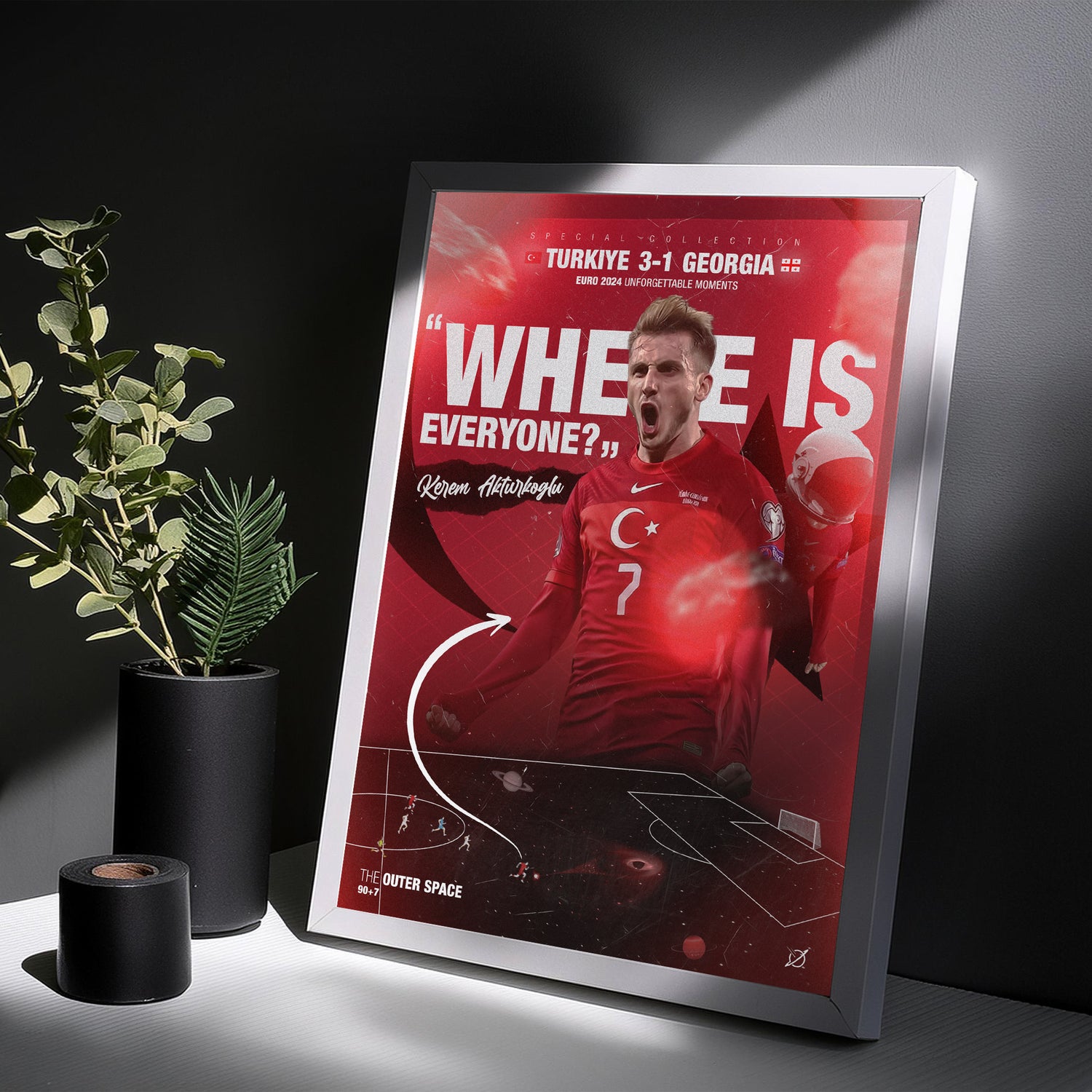EURO 2024 SOUVENIR - KEREM AKTURKOGLU POSTER PAINTING