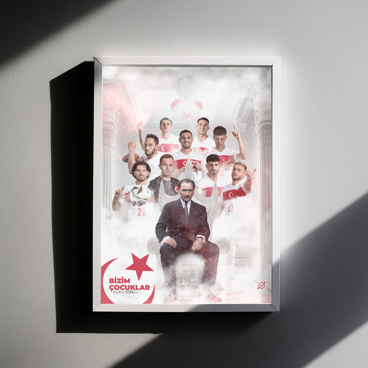 EURO 2024 SOUVENIR - OUR CHILDREN POSTER PAINTING