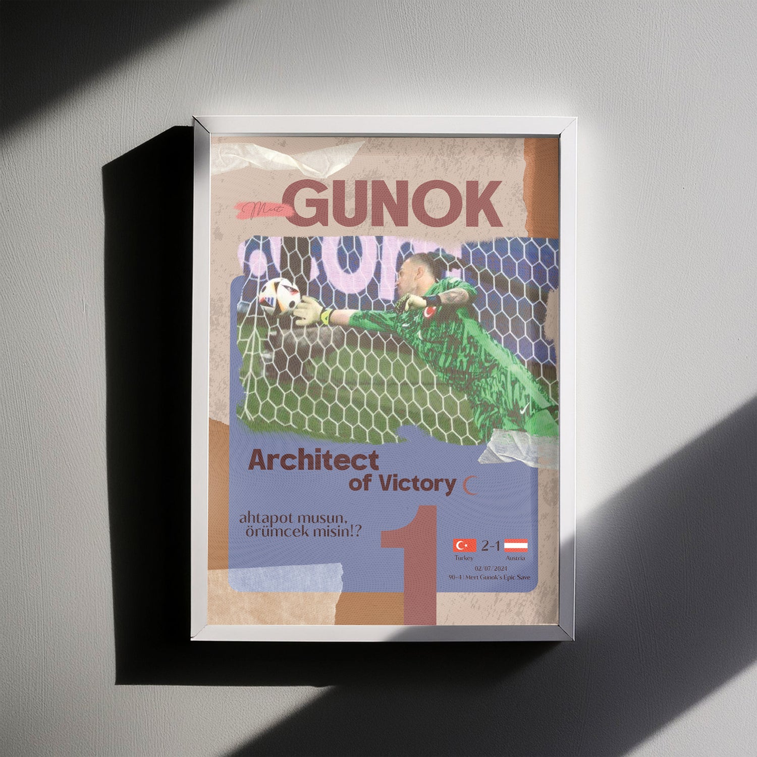 EURO 2024 MEMORY - MERT GÜNOK POSTER PAINTING