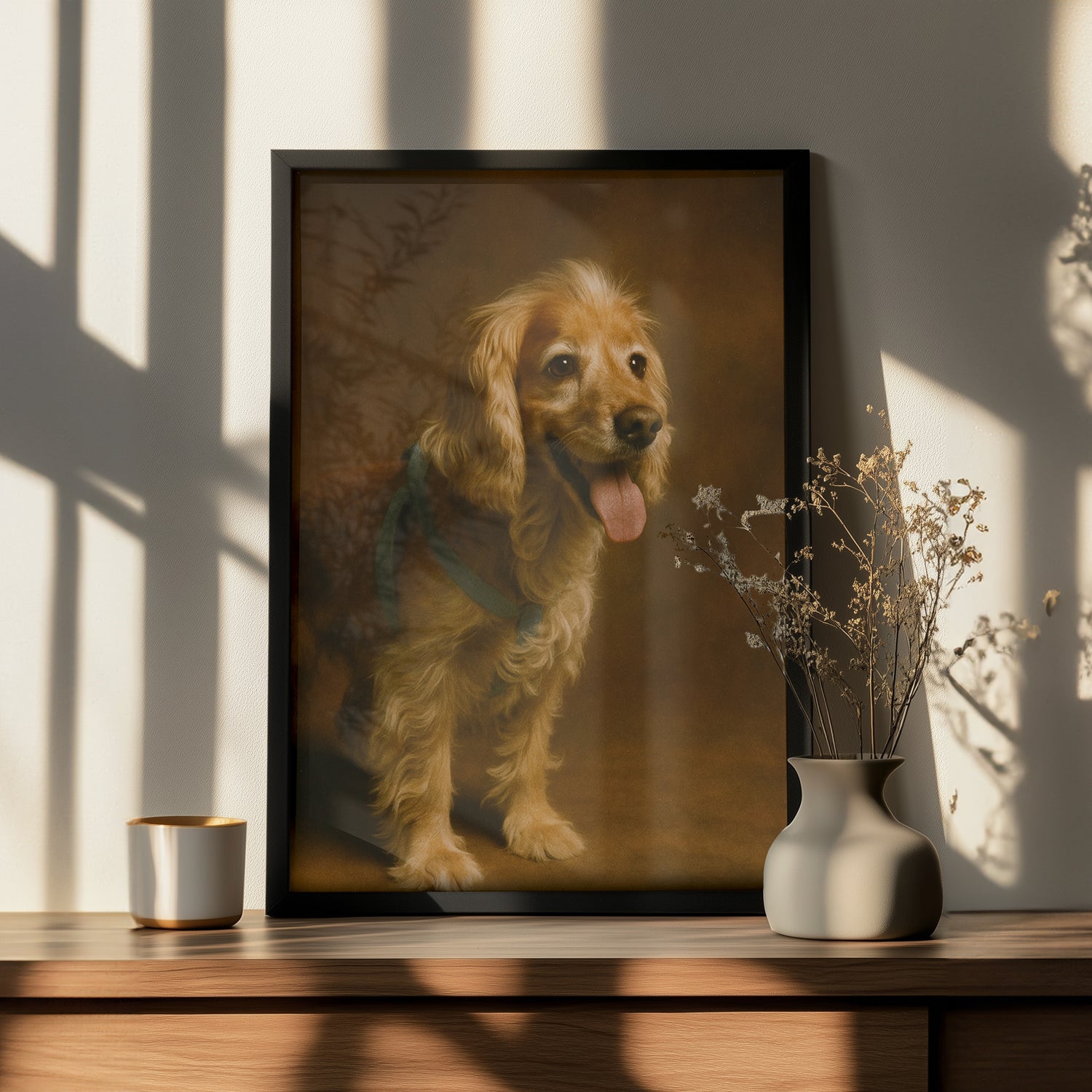 Vintage Dost Portresi Poster Tablosu