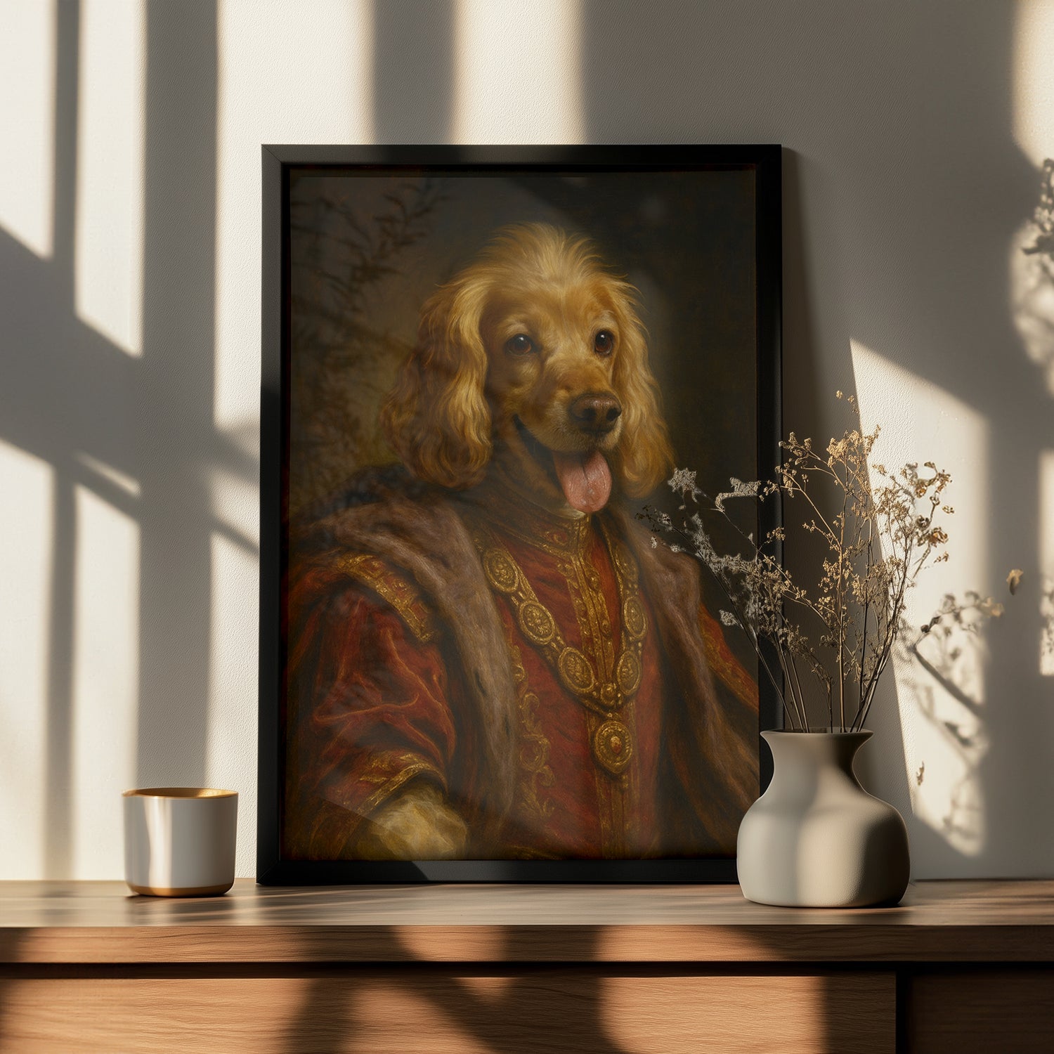 Asil Pati Kraliyet Portresi Poster Tablosu