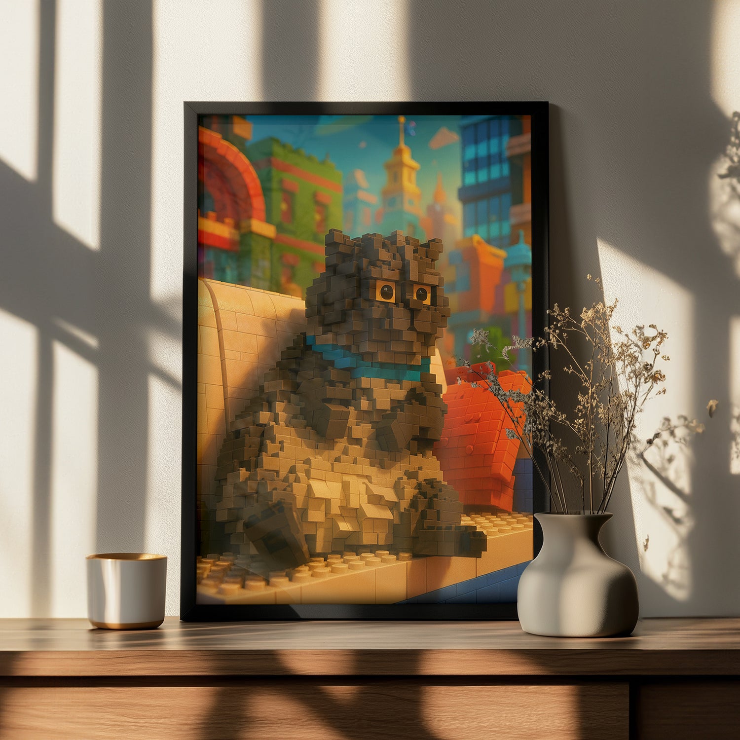 Lego Pati Portresi Poster Tablosu