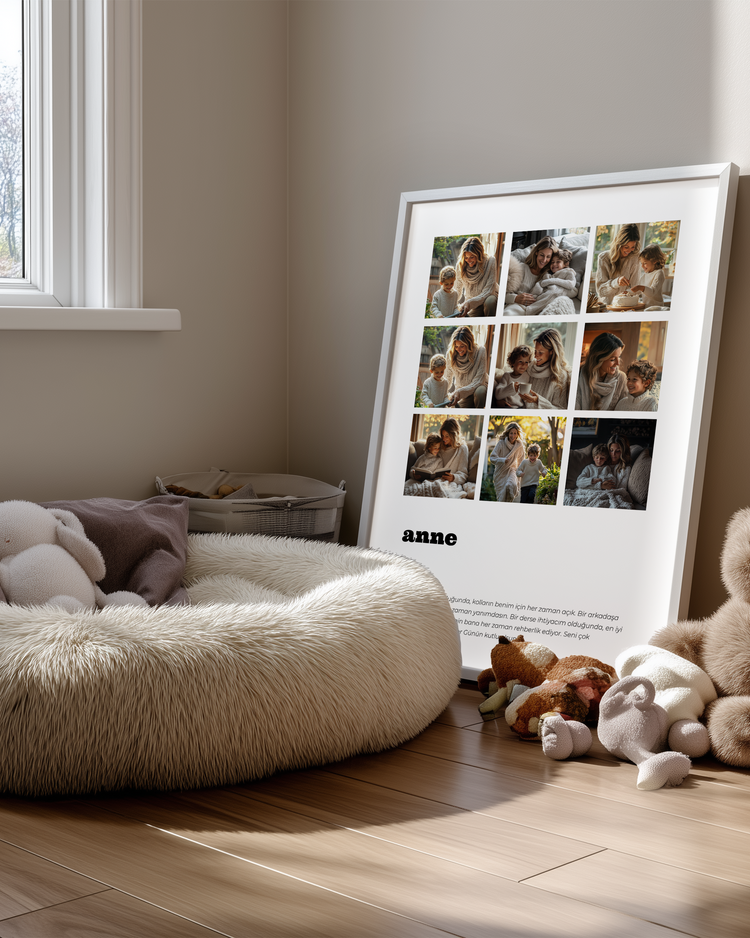 Anne Yazılı Poster Tablosu
