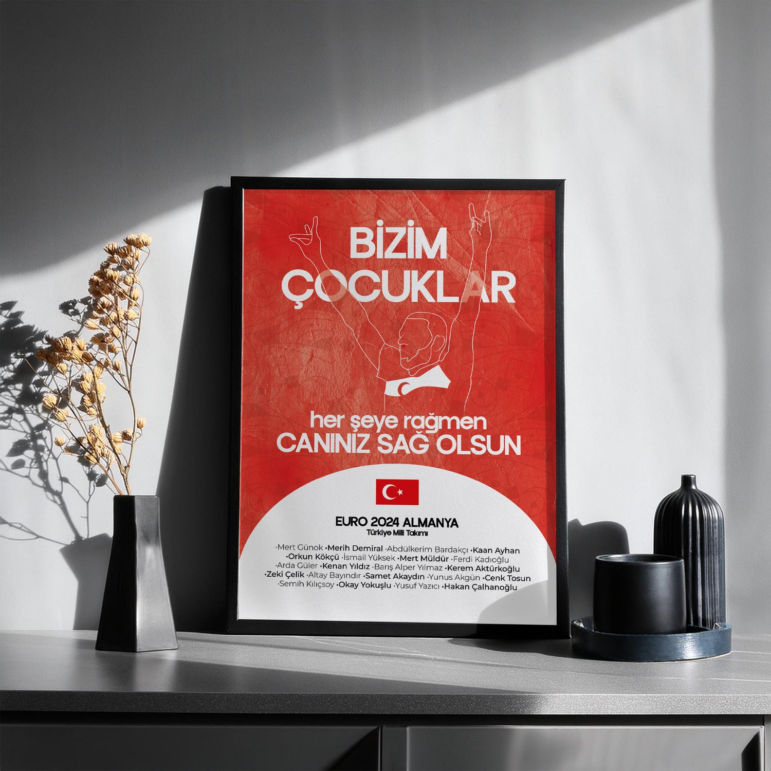 MEMORY OF EURO 2024 - GOOD LUCK POSTER PAINTING