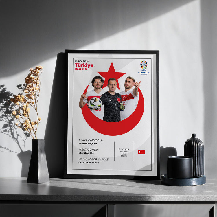 EURO 2024 MEMORY - BEST OF 3 POSTER PAINTING