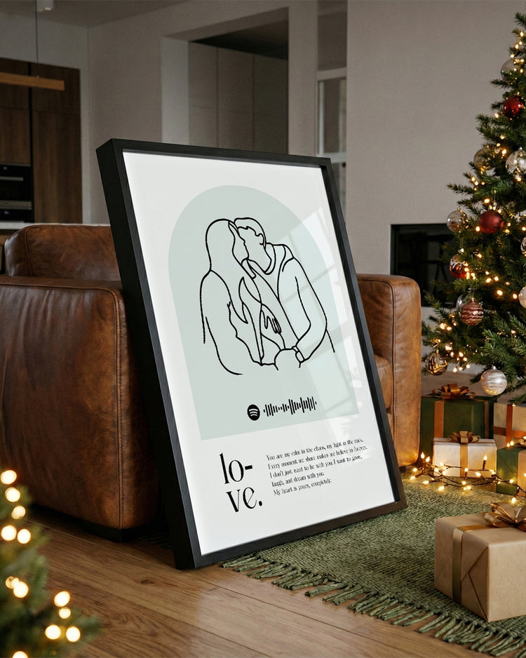 Line Art Çizim Poster Tablosu