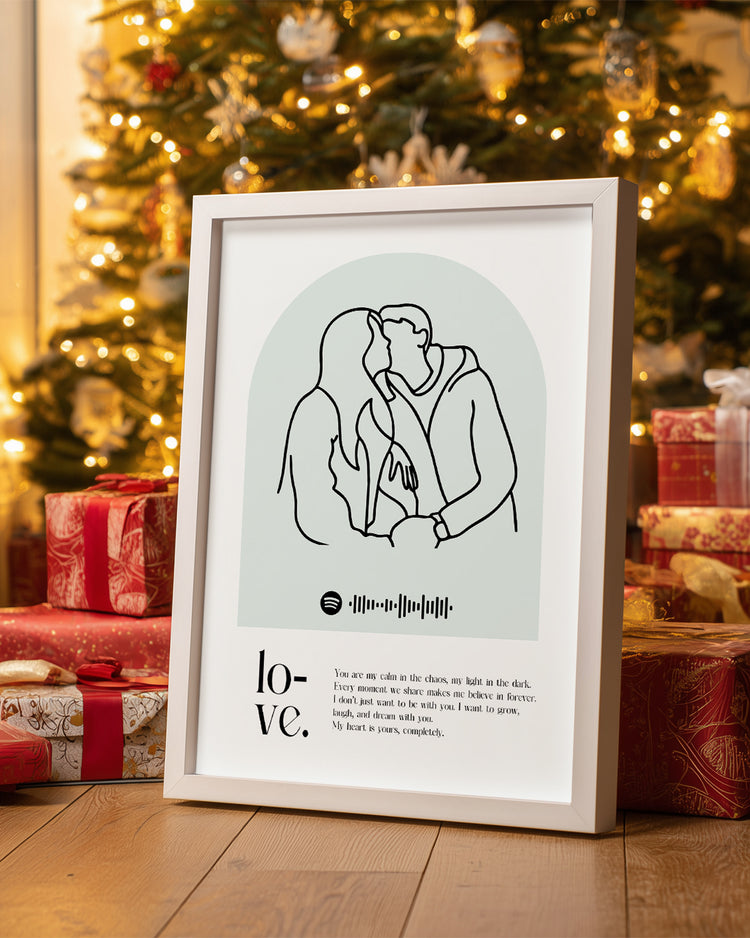 Line Art Çizim Poster Tablosu