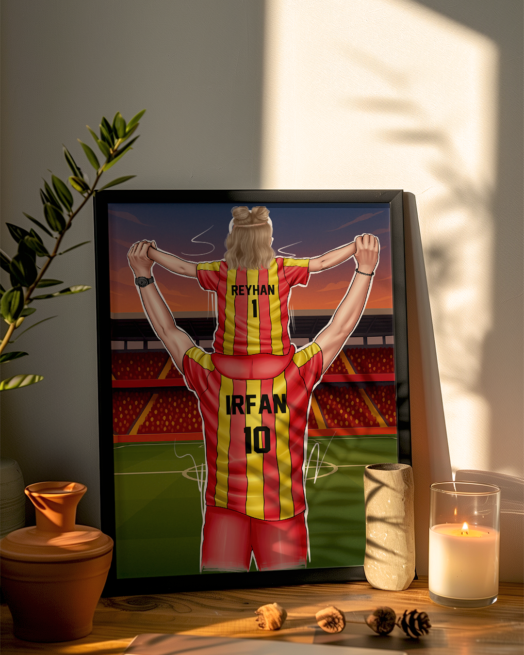 Babalar Gününe Özel Taraftar Poster Tablosu