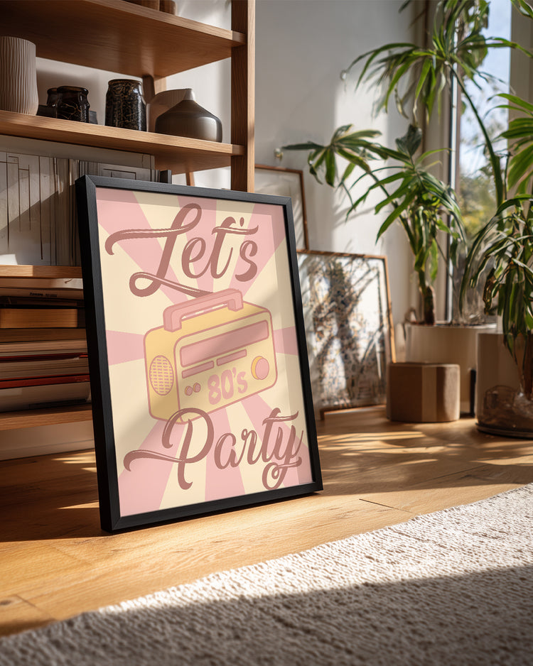 80s Party Poster Tablosu