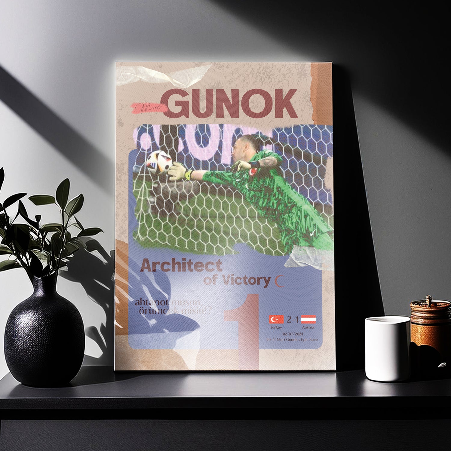 EURO 2024 MEMORY - MERT GÜNOK POSTER PAINTING