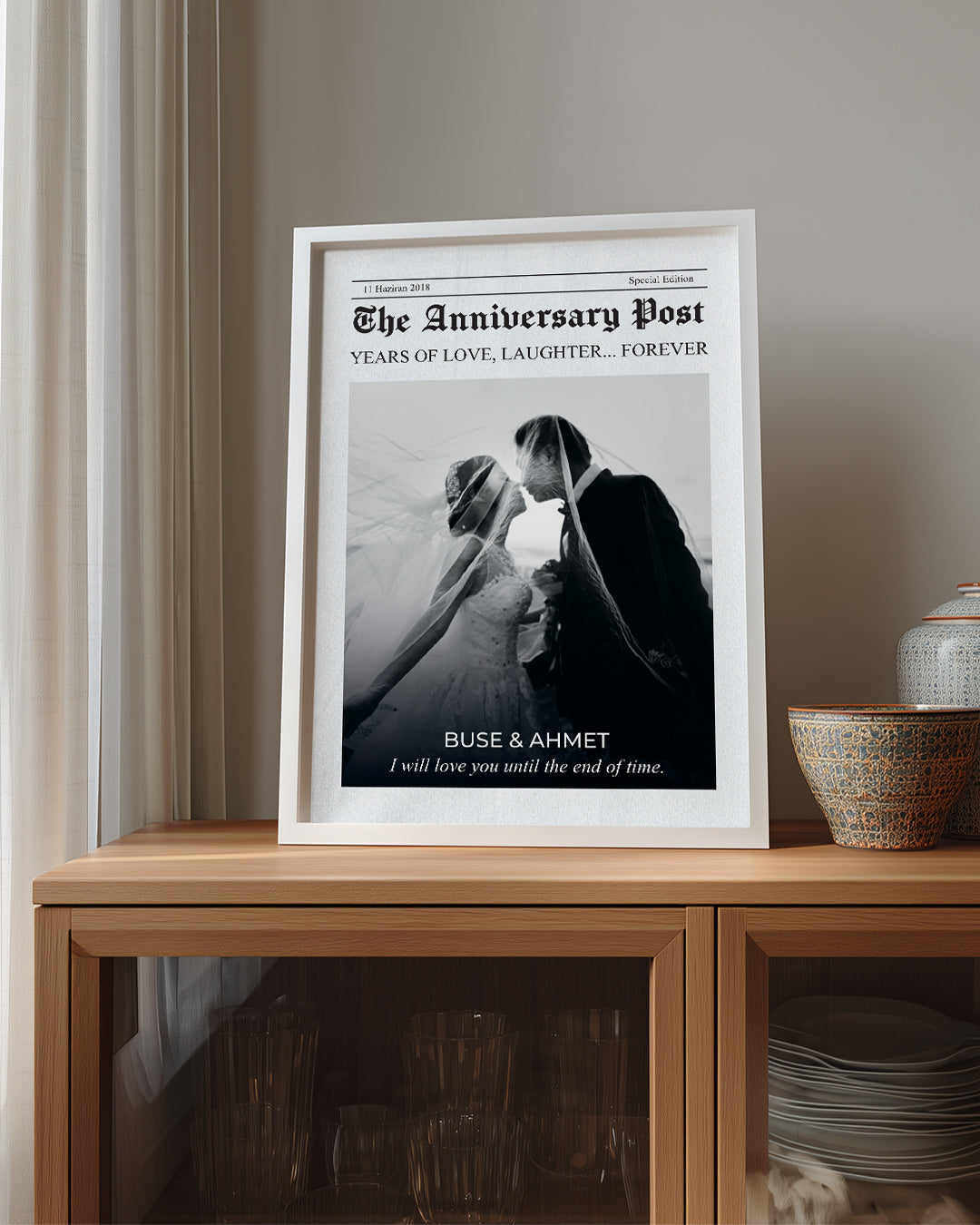 Anı Newspaper Poster Table