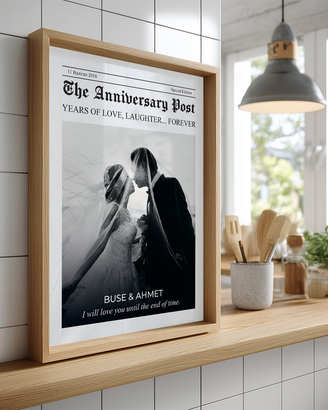 Anı Newspaper Poster Table