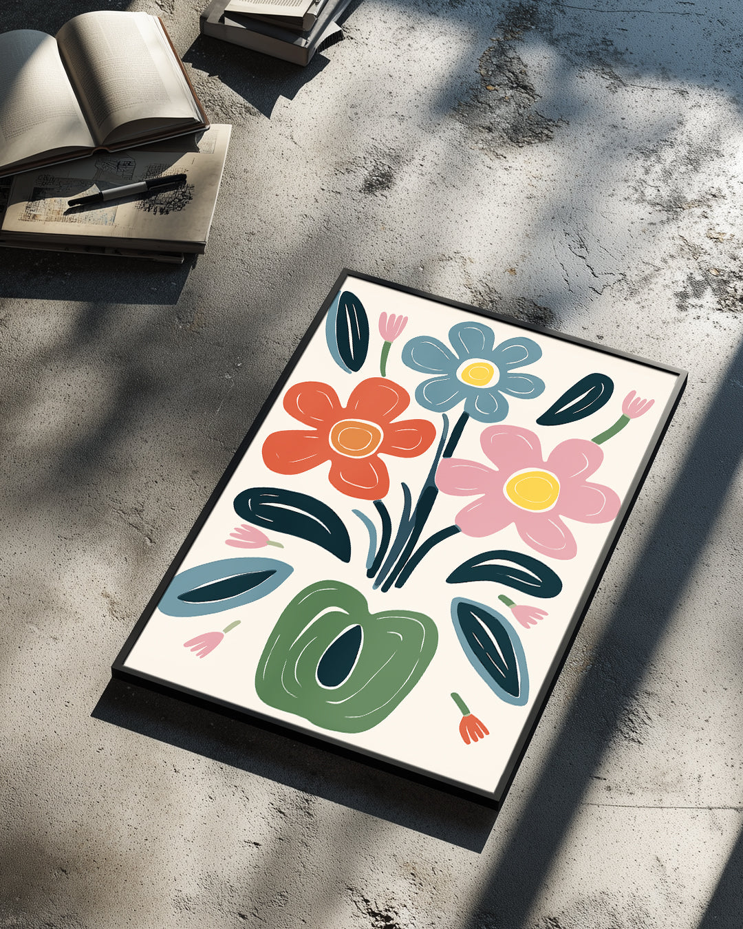 Abstract Bunch Poster Tablosu