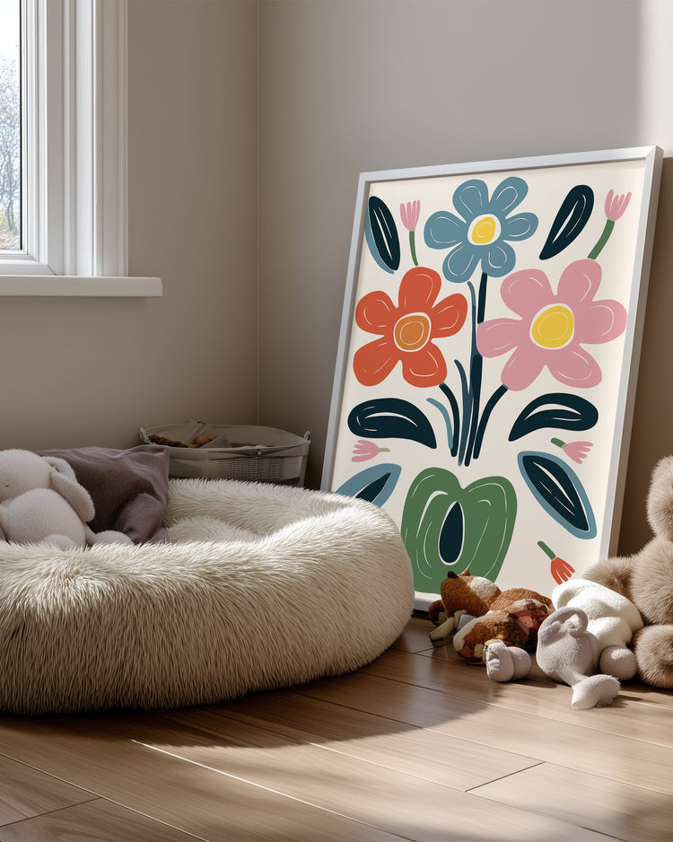 Abstract Bunch Poster Tablosu