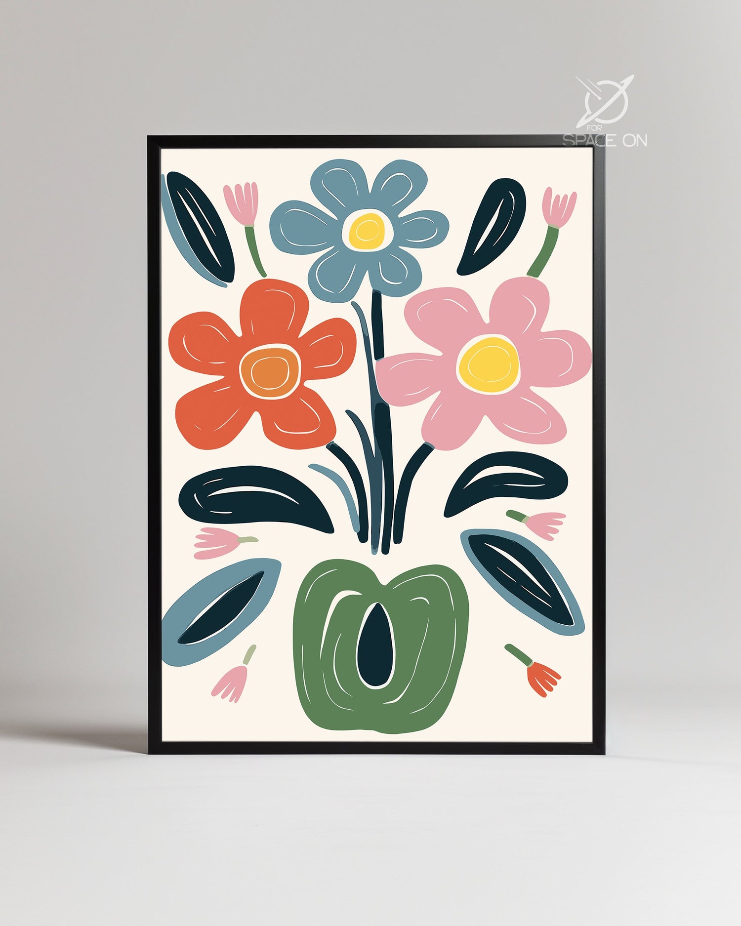 Abstract Bunch Poster Tablosu