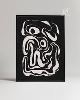 Abstract Spiral Poster Tablosu