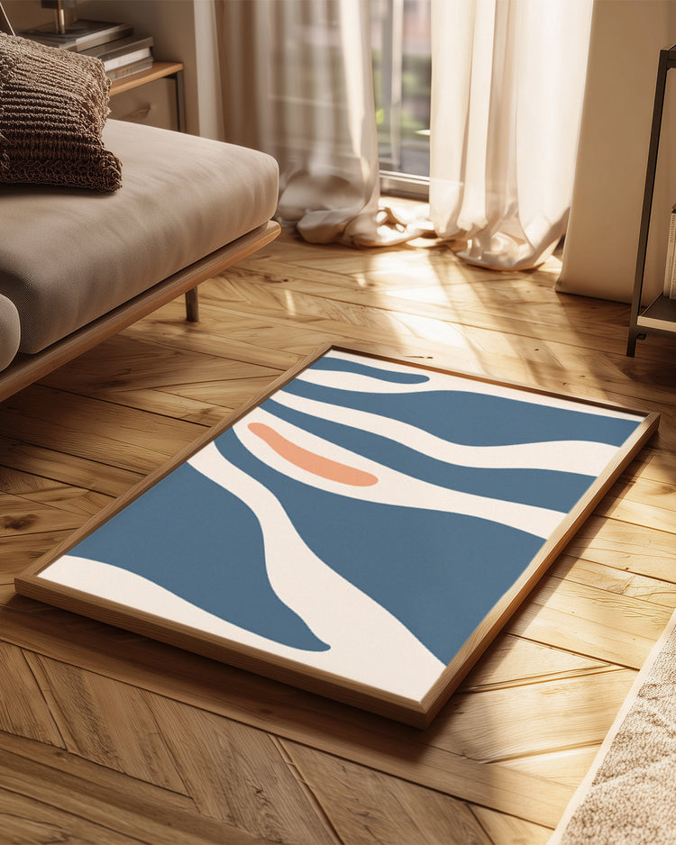 Abstract Sun Poster Tablosu