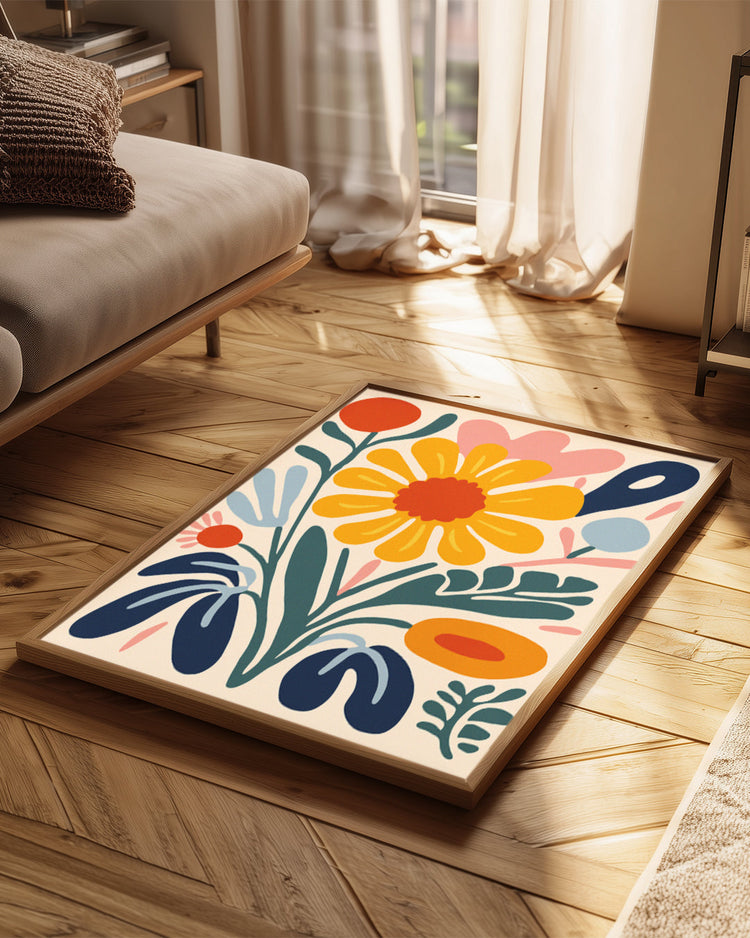 Abstrait Chaude Poster Tablosu