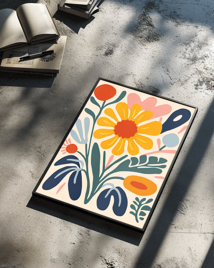 Abstrait Chaude Poster Tablosu