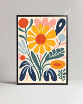 Abstrait Chaude Poster Tablosu