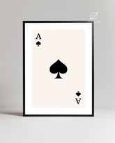 Ace Black Poster Tablosu