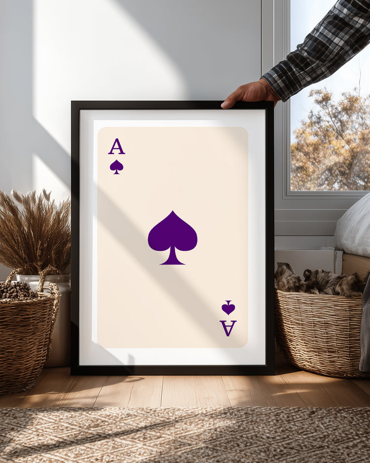 Ace Purple Poster Tablosu
