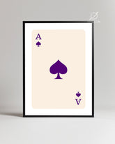 Ace Purple Poster Tablosu