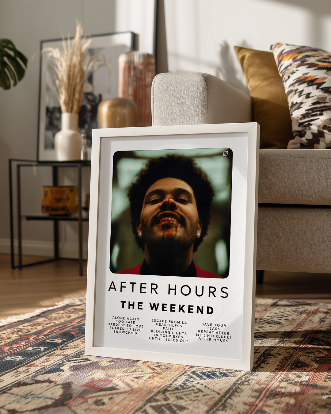After Hours - The Weeknd Poster Tablosu