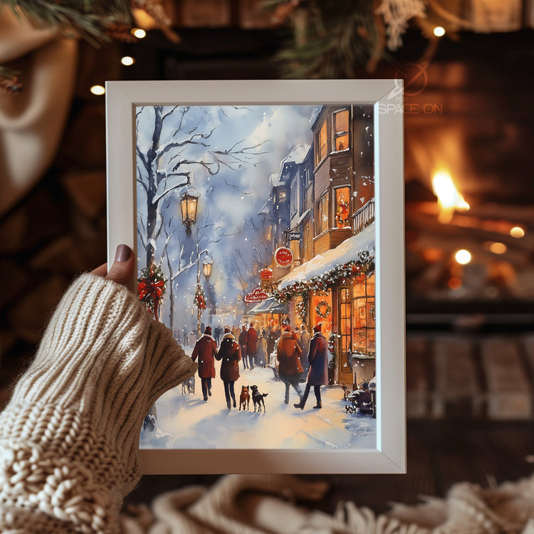 All Is Bright Text Poster Tablosu