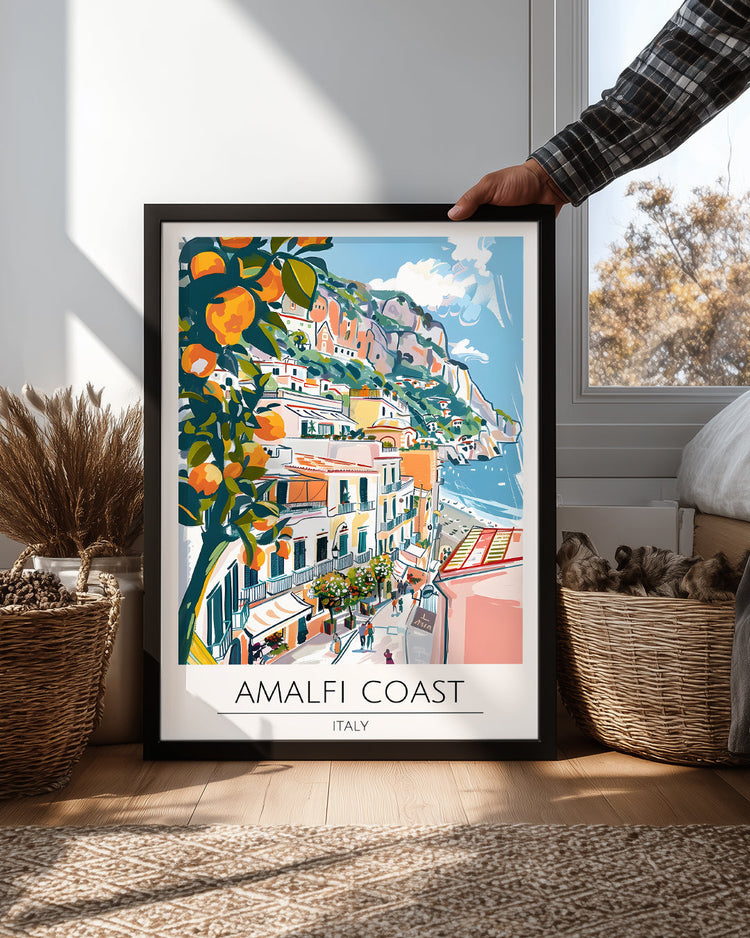Amalfi İtalya Poster Tablosu
