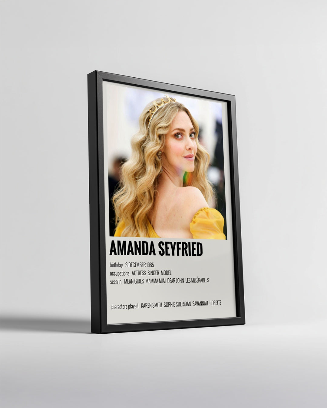 Amanda Seyfried Poster Tablosu