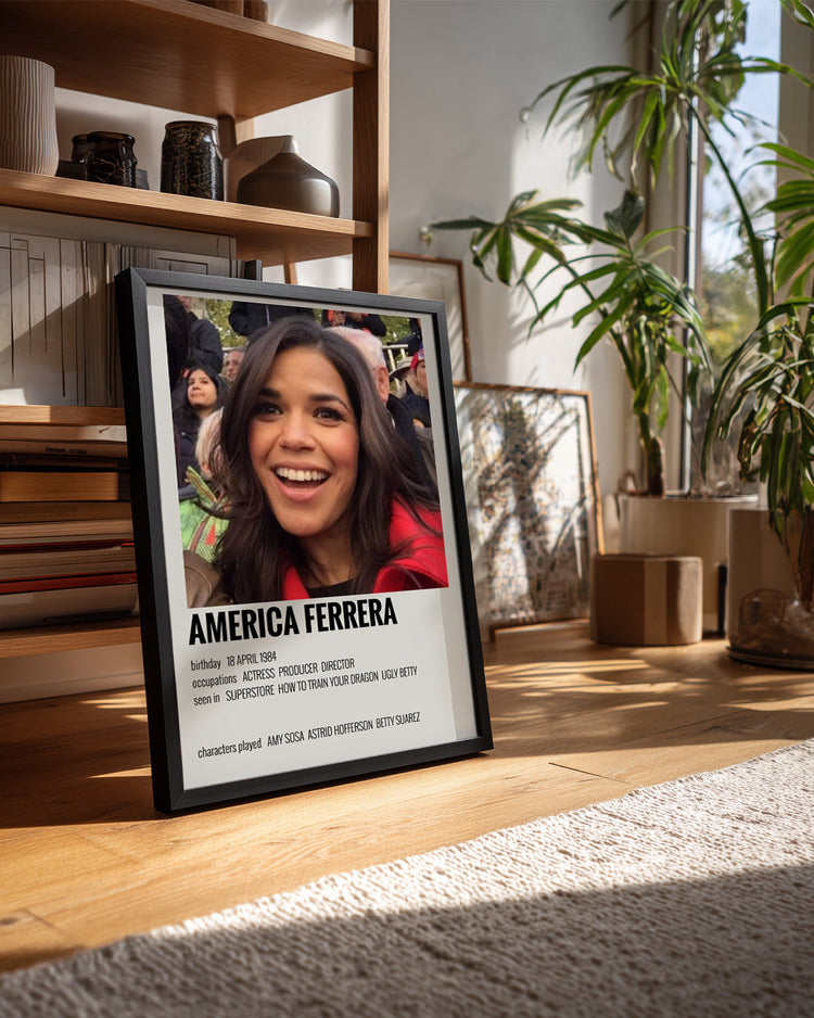 America Ferrera Poster Tablosu