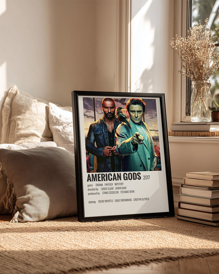 American Gods Poster Tablosu