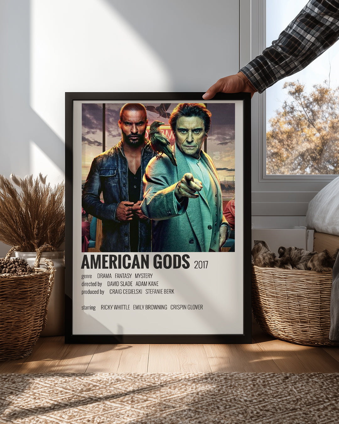 American Gods Poster Tablosu
