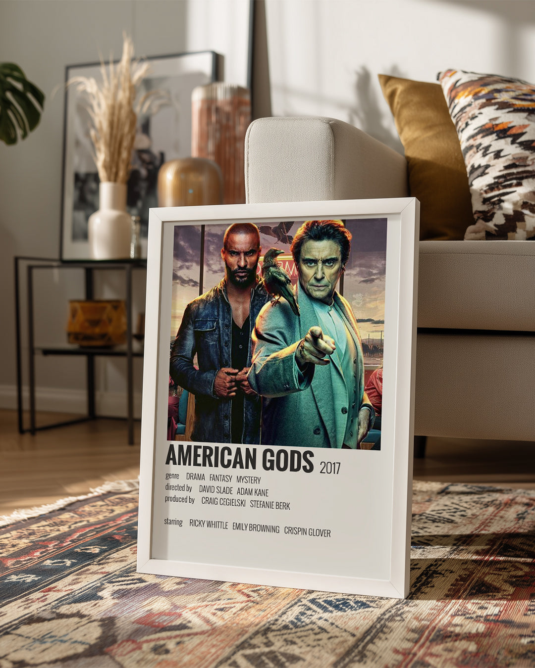 American Gods Poster Tablosu