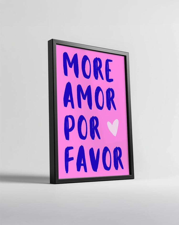 Amor Love Poster Tablosu